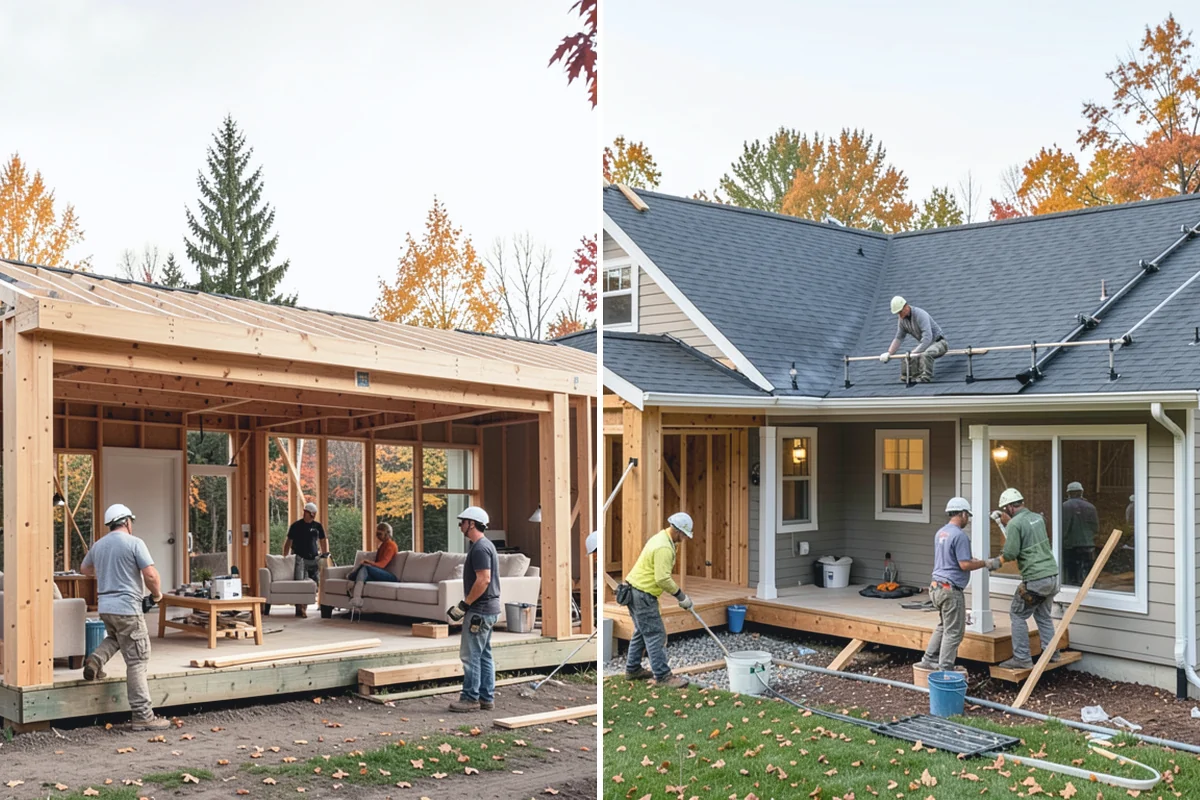 Flat-Panel Cabinet Installation in Beaux Arts Village, King County, WA - Verify layout and establish level lines