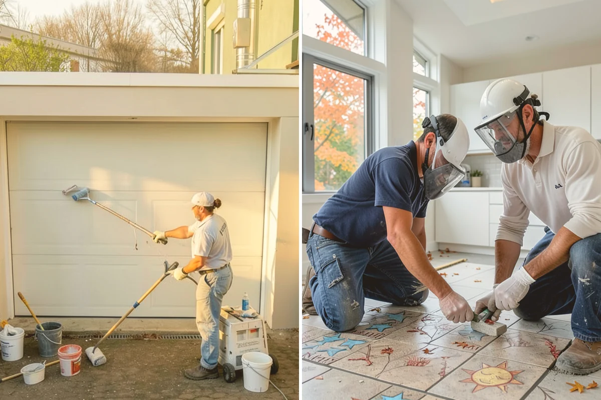 Flat-Panel Cabinet Installation in Bothell, King County, WA - Verify layout and establish level lines