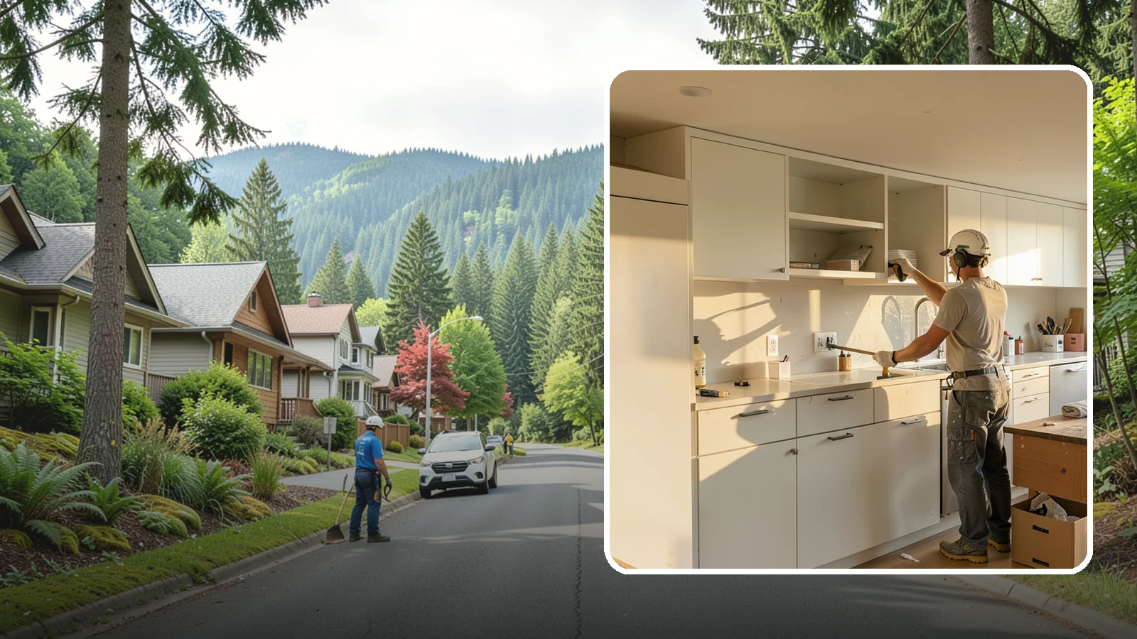 Flat-Panel Cabinet Installation in Darrington, Snohomish County, WA - Installing sleek flat-panel cabinets that bring a clean, modern, and minimalist look to your space.