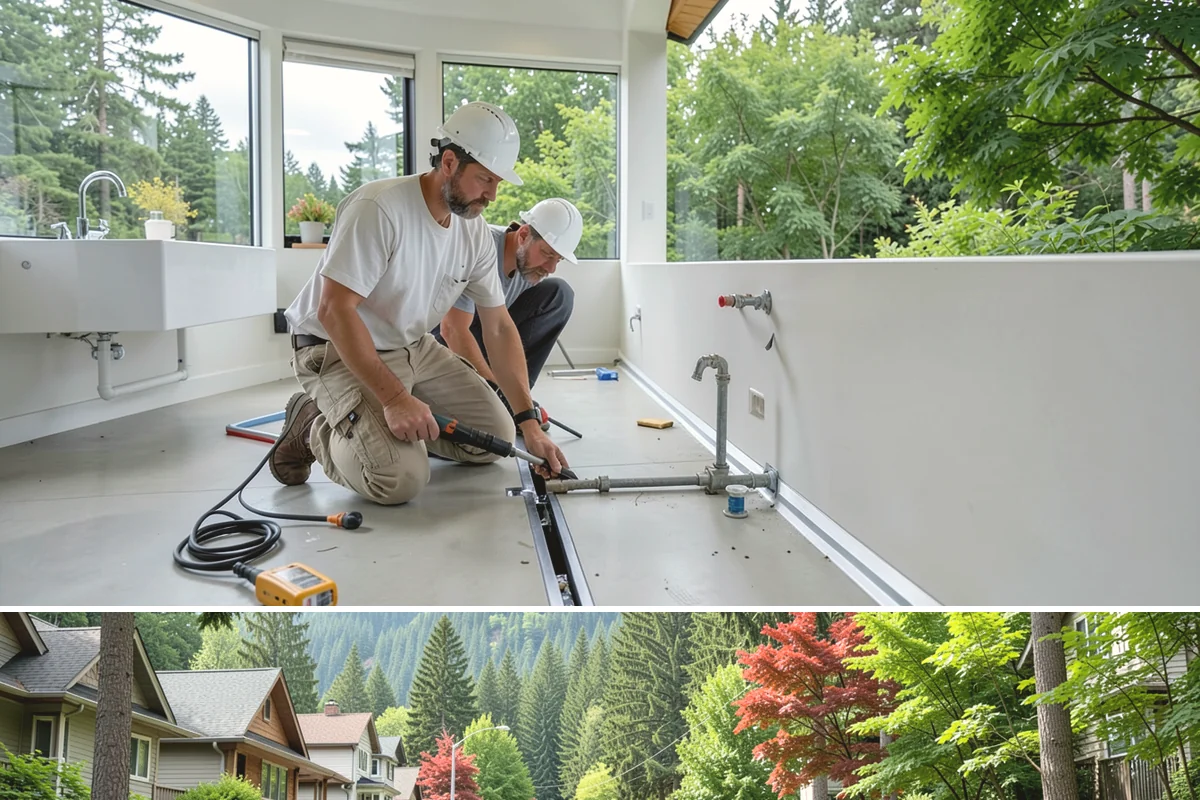 Flat-Panel Cabinet Installation in Darrington, Snohomish County, WA - Flat-panel cabinet installation is indoor work handled year-round with your project timeline.