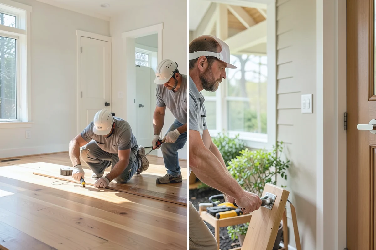 Flat-Panel Cabinet Installation in Des Moines, King County, WA - Verify layout and establish level lines