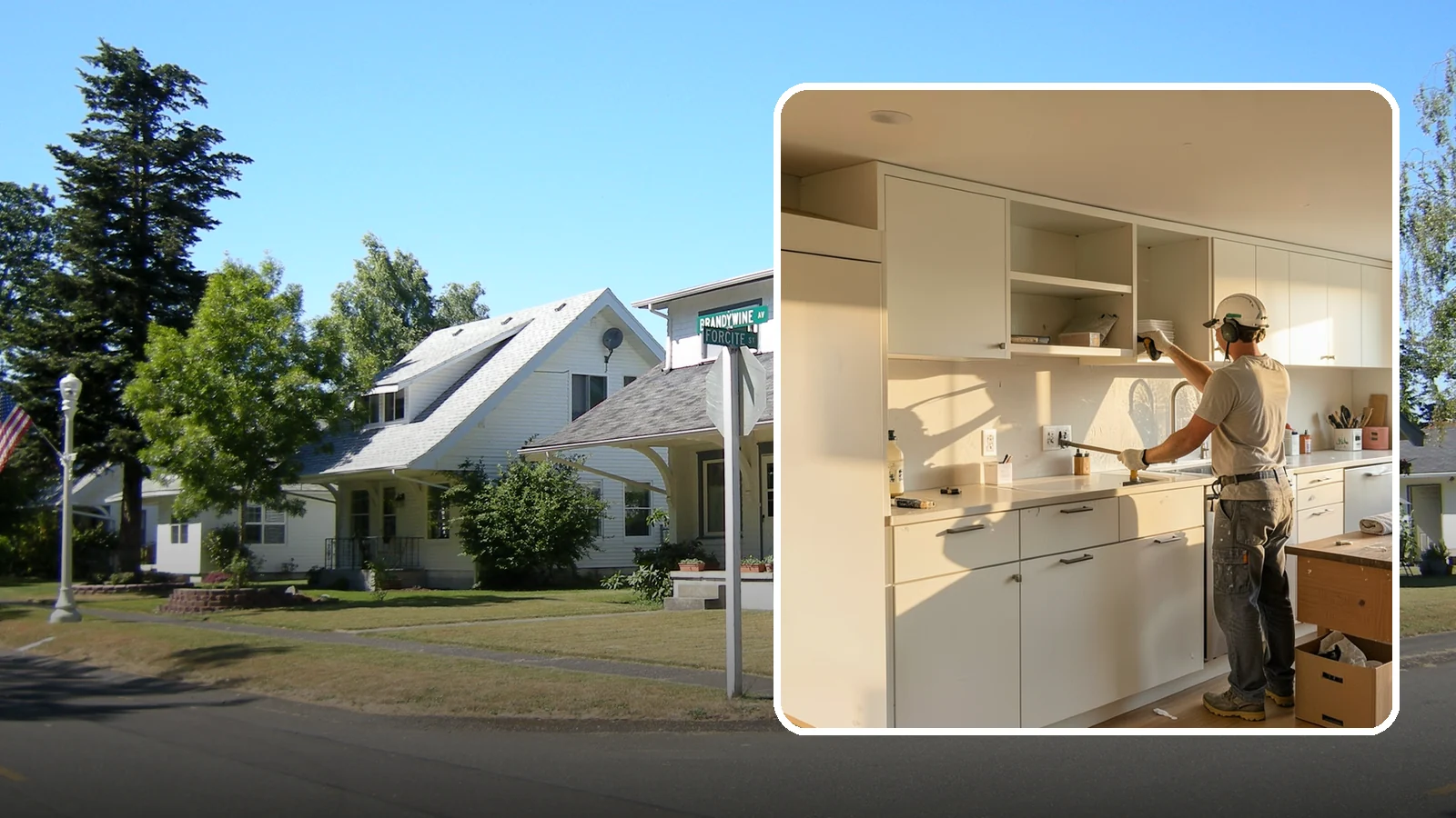Flat-Panel Cabinet Installation in DuPont, Pierce County, WA - Installing sleek flat-panel cabinets that bring a clean, modern, and minimalist look to your space.