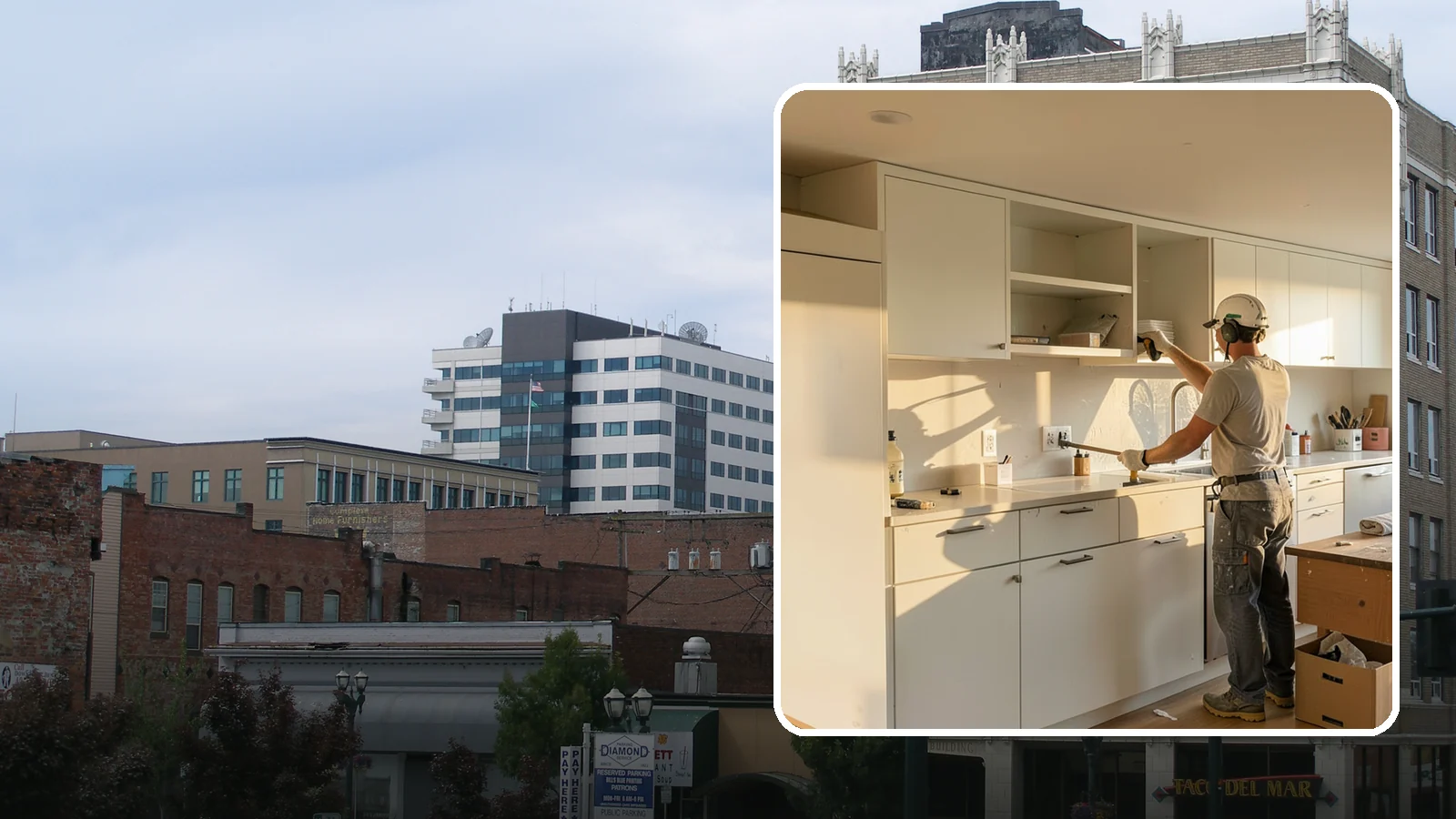 Flat-Panel Cabinet Installation in Everett, Snohomish County, WA - Installing sleek flat-panel cabinets that bring a clean, modern, and minimalist look to your space.