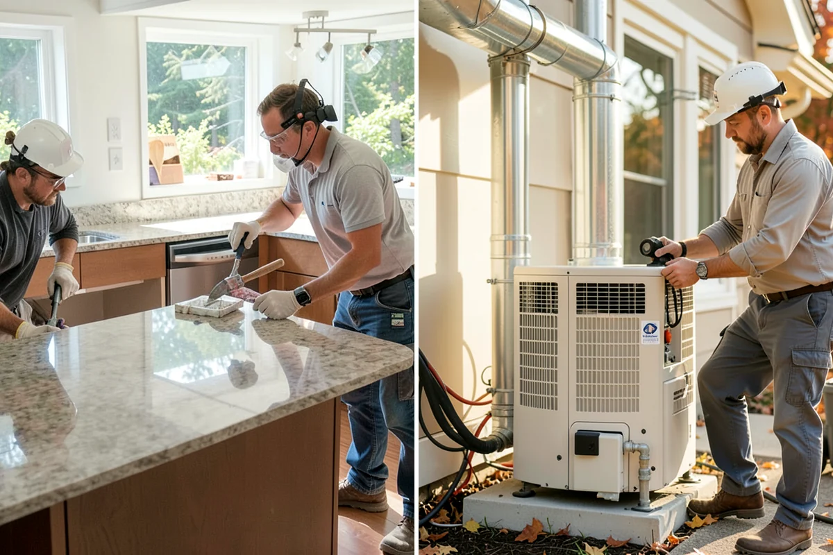 Flat-Panel Cabinet Installation in Federal Way, King County, WA - Verify layout and establish level lines