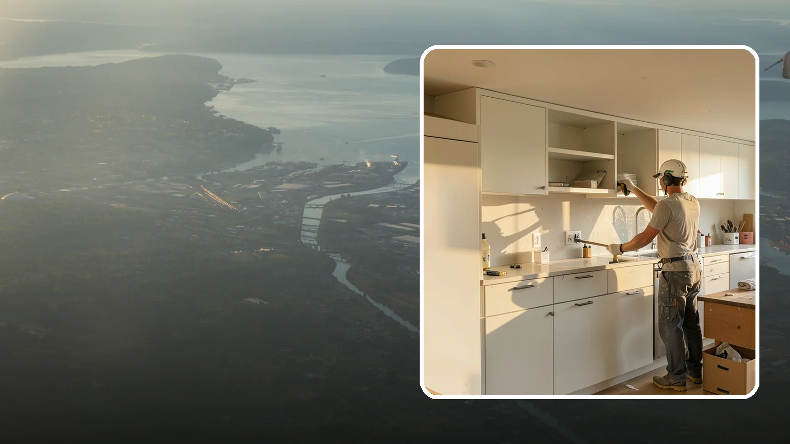 Flat-Panel Cabinet Installation in Fife, Pierce County, WA - Installing sleek flat-panel cabinets that bring a clean, modern, and minimalist look to your space.