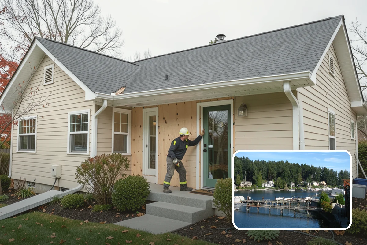 Flat-Panel Cabinet Installation in Gig Harbor, Pierce County, WA - Sleek, minimalist modern appearance