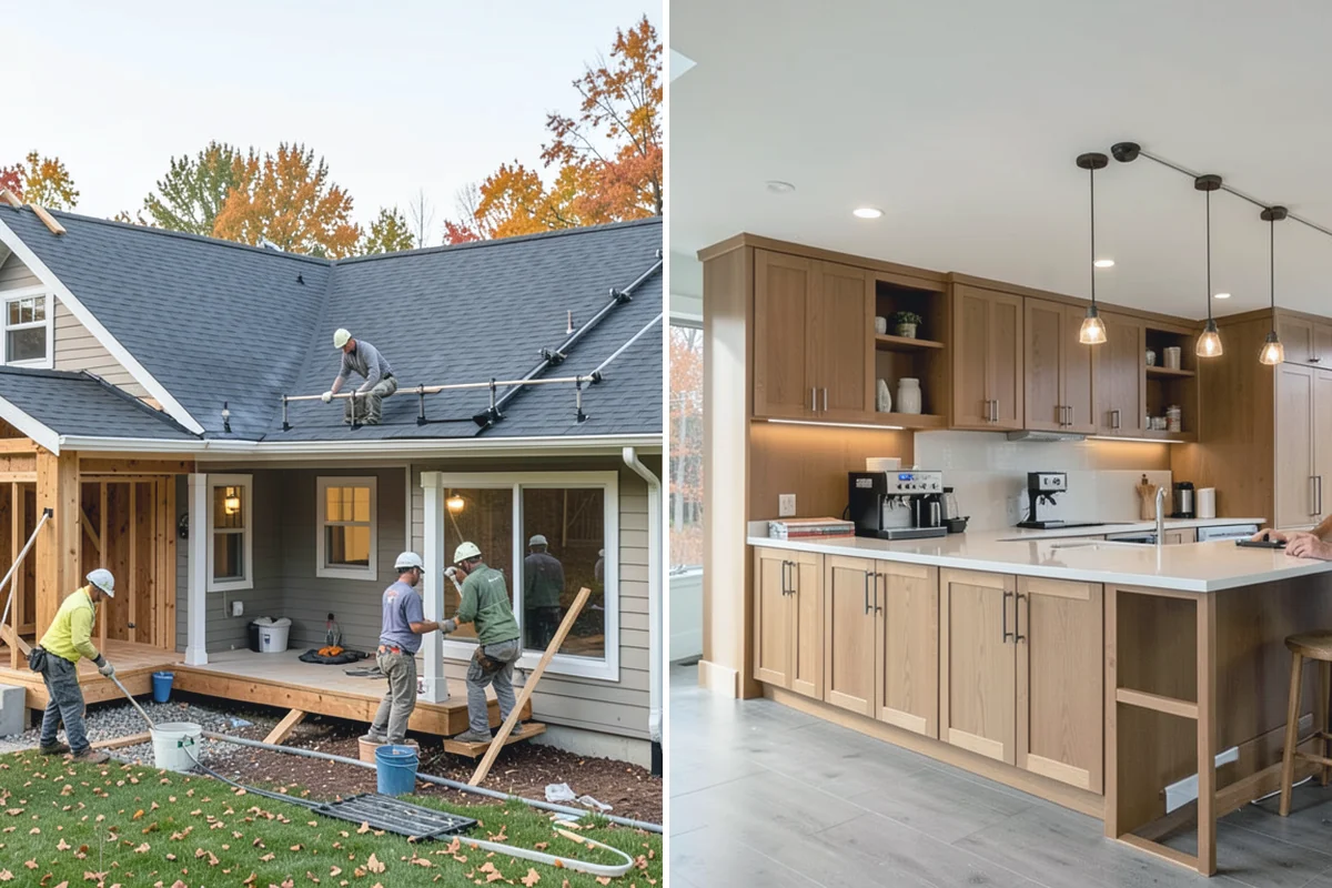 Flat-Panel Cabinet Installation in Granite Falls, Snohomish County, WA - Verify layout and establish level lines