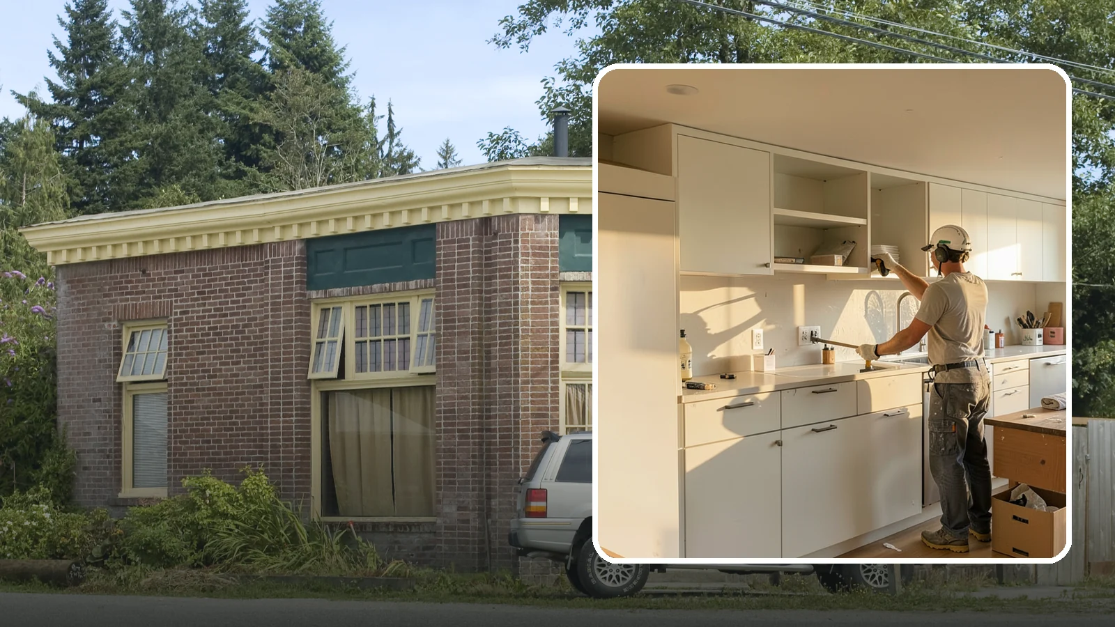Flat-Panel Cabinet Installation in Hamilton, Skagit County, WA - Installing sleek flat-panel cabinets that bring a clean, modern, and minimalist look to your space.
