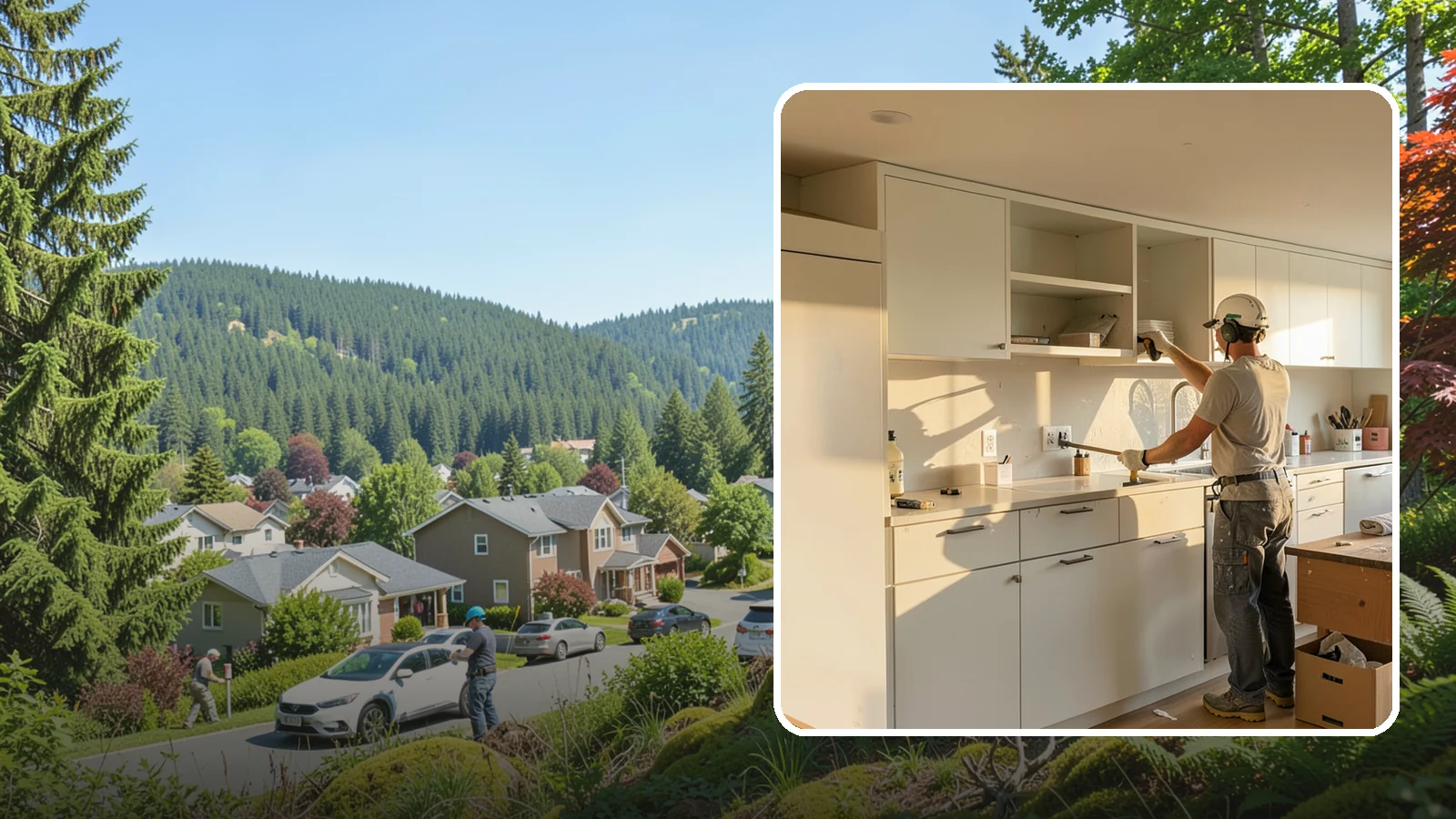 Flat-Panel Cabinet Installation in Index, Snohomish County, WA - Installing sleek flat-panel cabinets that bring a clean, modern, and minimalist look to your space.