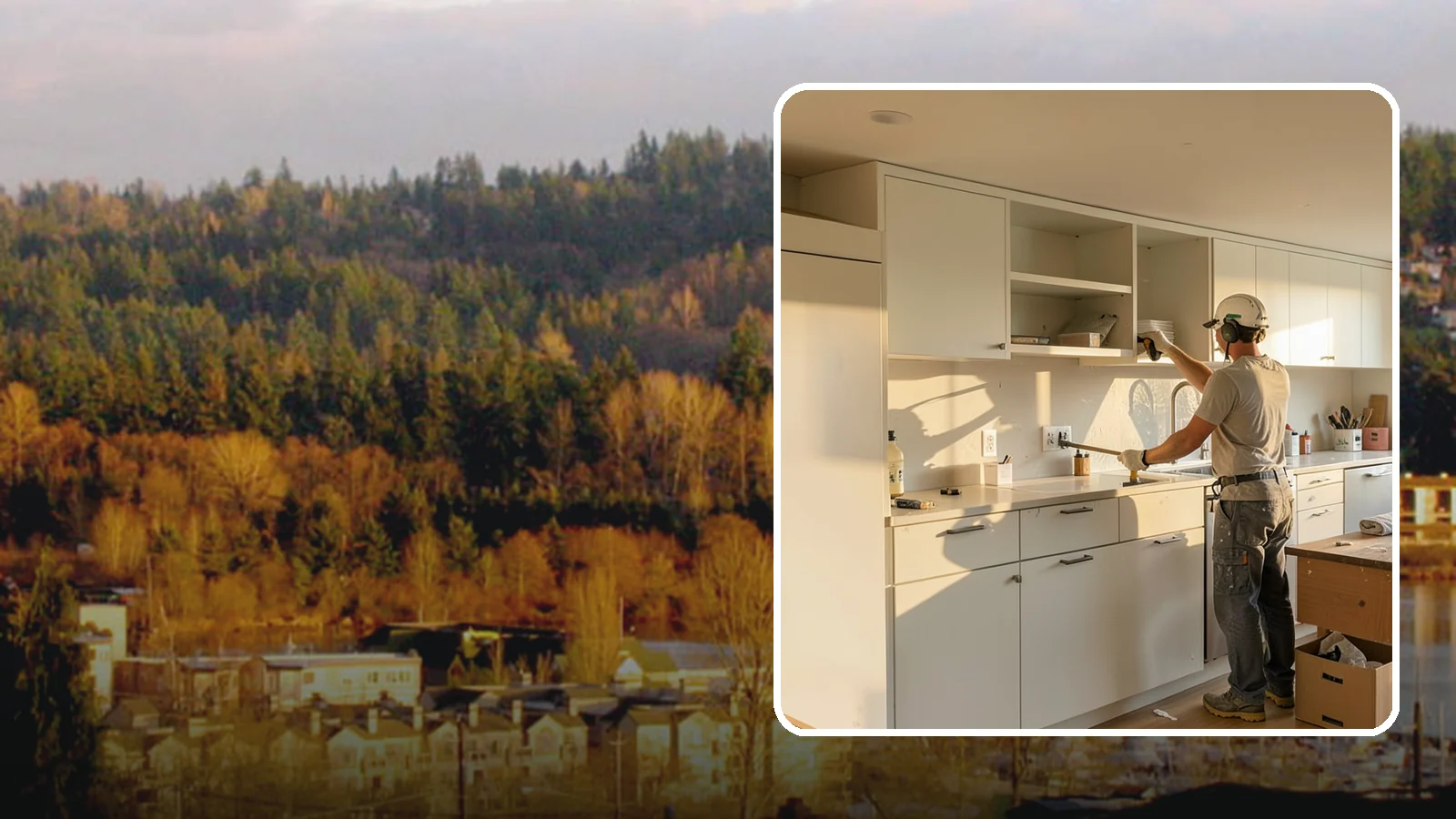 Flat-Panel Cabinet Installation in Kenmore, King County, WA - Installing sleek flat-panel cabinets that bring a clean, modern, and minimalist look to your space.