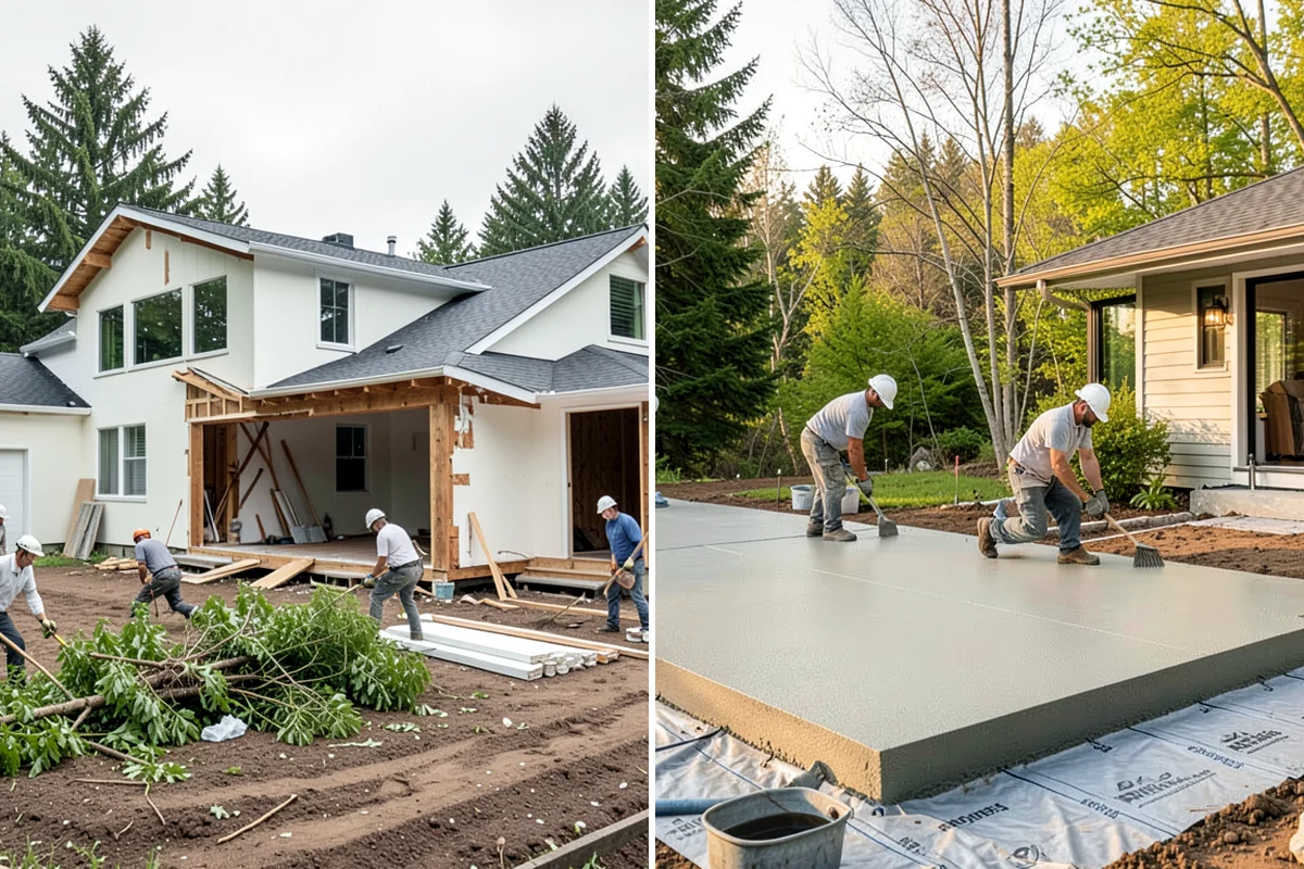 Flat-Panel Cabinet Installation in Kenmore, King County, WA - Verify layout and establish level lines