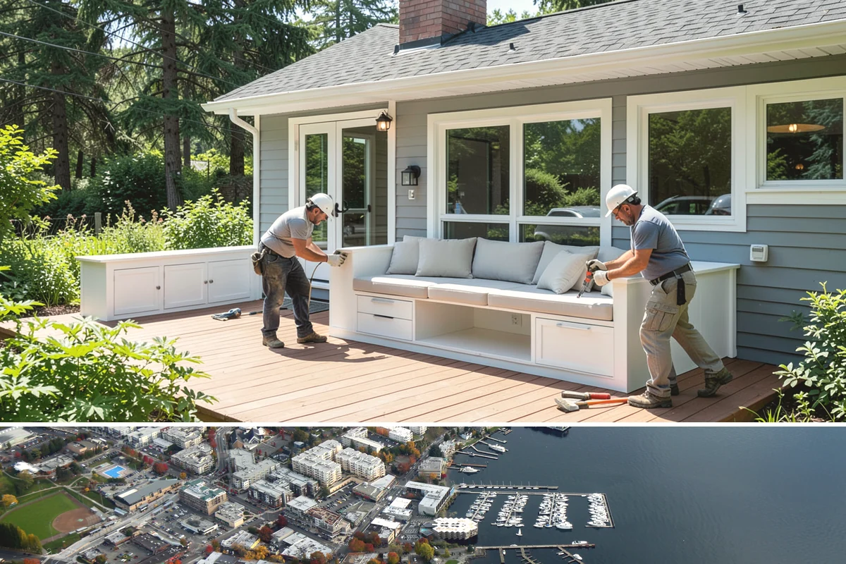 Flat-Panel Cabinet Installation in Kirkland, King County, WA - Flat-panel cabinet installation is indoor work handled year-round with your project timeline.