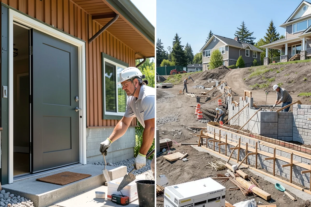 Flat-Panel Cabinet Installation in Maple Valley, King County, WA - Verify layout and establish level lines