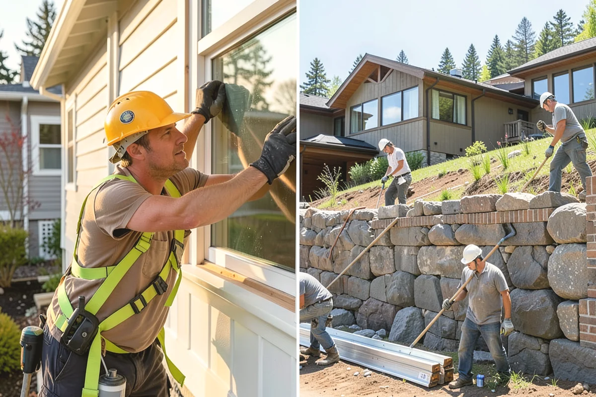 Flat-Panel Cabinet Installation in Mill Creek, Snohomish County, WA - Verify layout and establish level lines