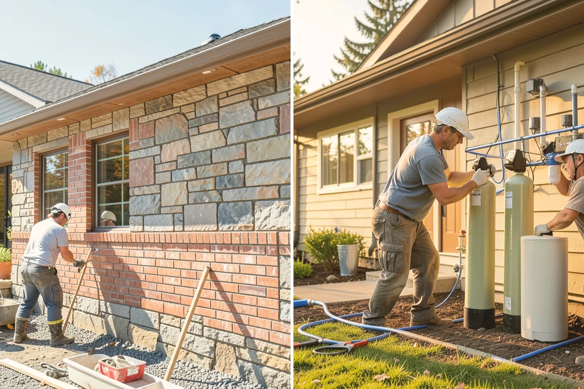 Flat-Panel Cabinet Installation in Mount Vernon, Skagit County, WA - Verify layout and establish level lines