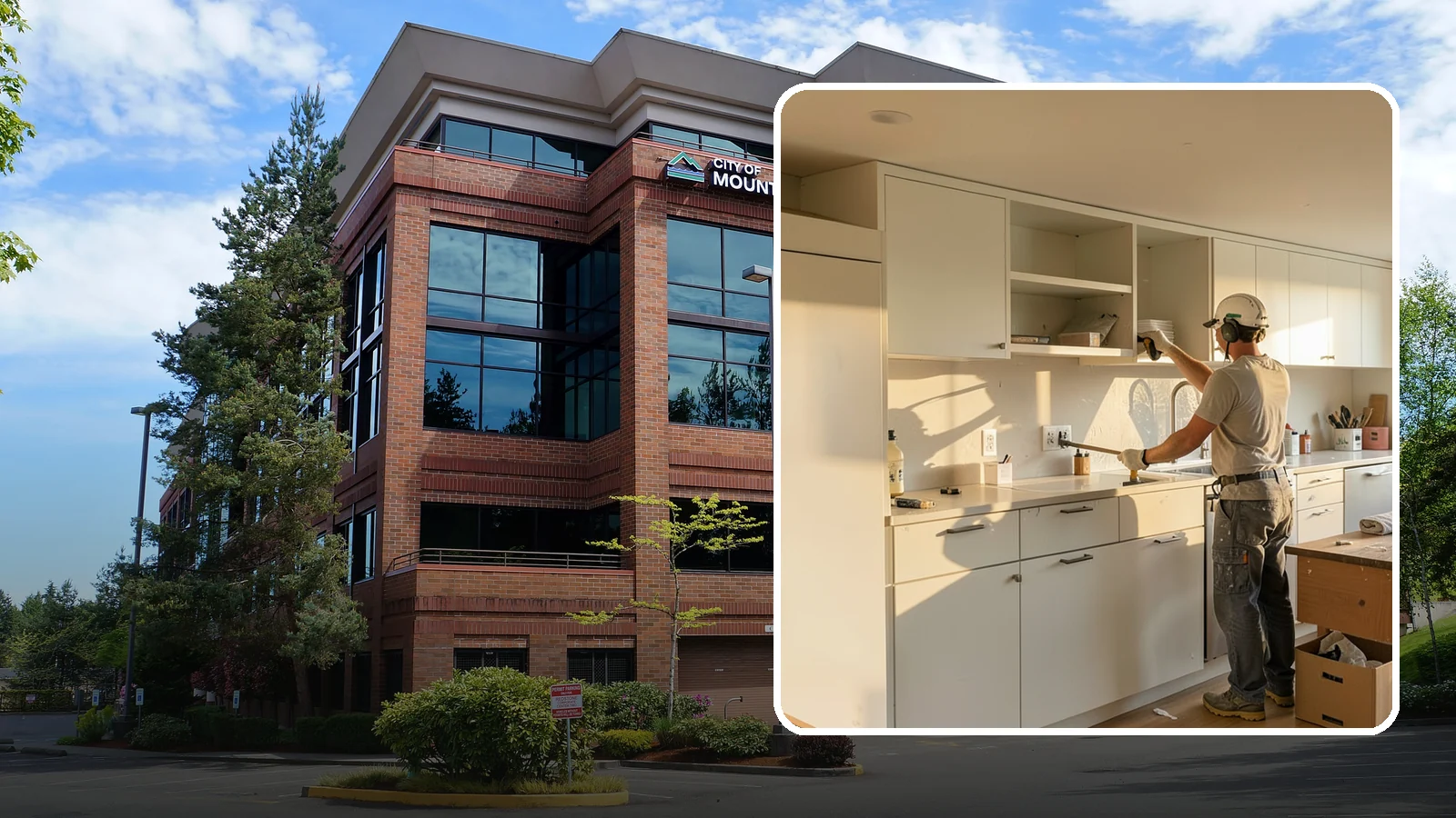Flat-Panel Cabinet Installation in Mountlake Terrace, Snohomish County, WA - Installing sleek flat-panel cabinets that bring a clean, modern, and minimalist look to your space.