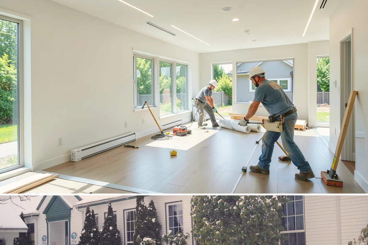 Flat-Panel Cabinet Installation in Pacific, King County, WA - Flat-panel cabinet installation is indoor work handled year-round with your project timeline.