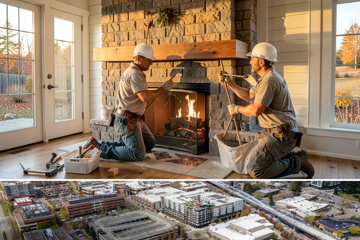 Flat-Panel Cabinet Installation in Redmond, King County, WA - Flat-panel cabinet installation is indoor work handled year-round with your project timeline.
