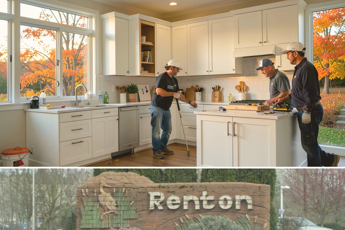 Flat-Panel Cabinet Installation in Renton, King County, WA - Flat-panel cabinet installation is indoor work handled year-round with your project timeline.