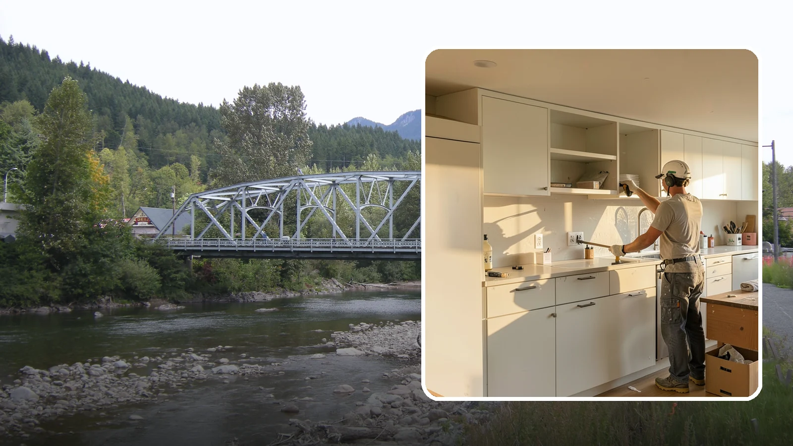 Flat-Panel Cabinet Installation in Skykomish, King County, WA - Installing sleek flat-panel cabinets that bring a clean, modern, and minimalist look to your space.