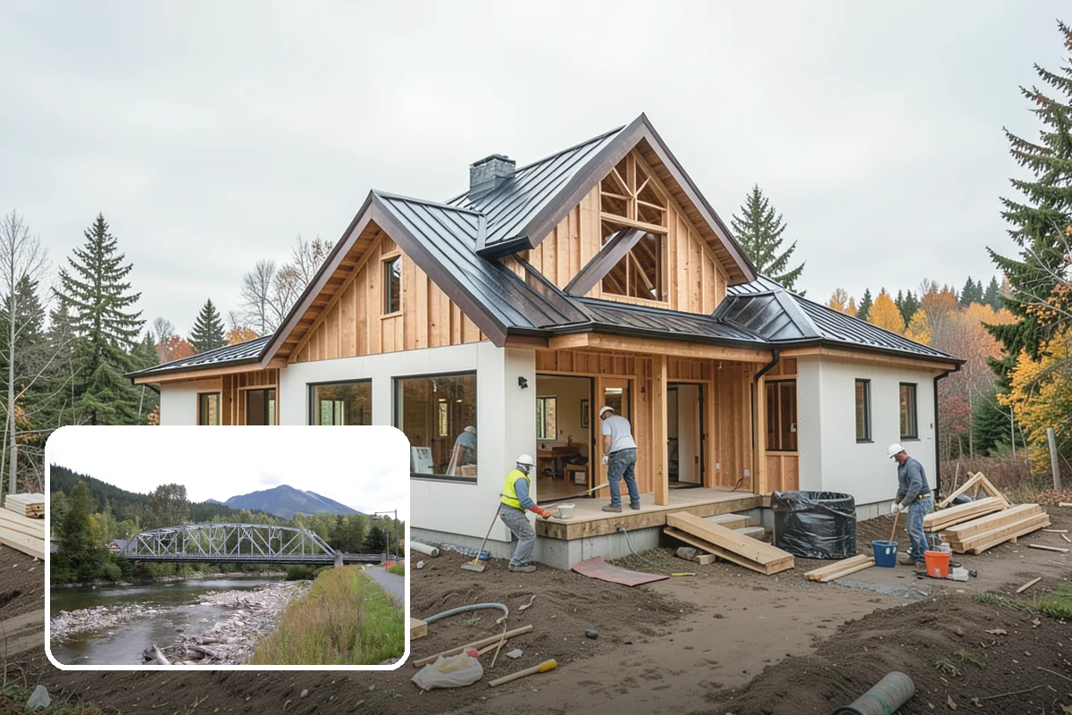 Flat-Panel Cabinet Installation in Skykomish, King County, WA - Sleek, minimalist modern appearance