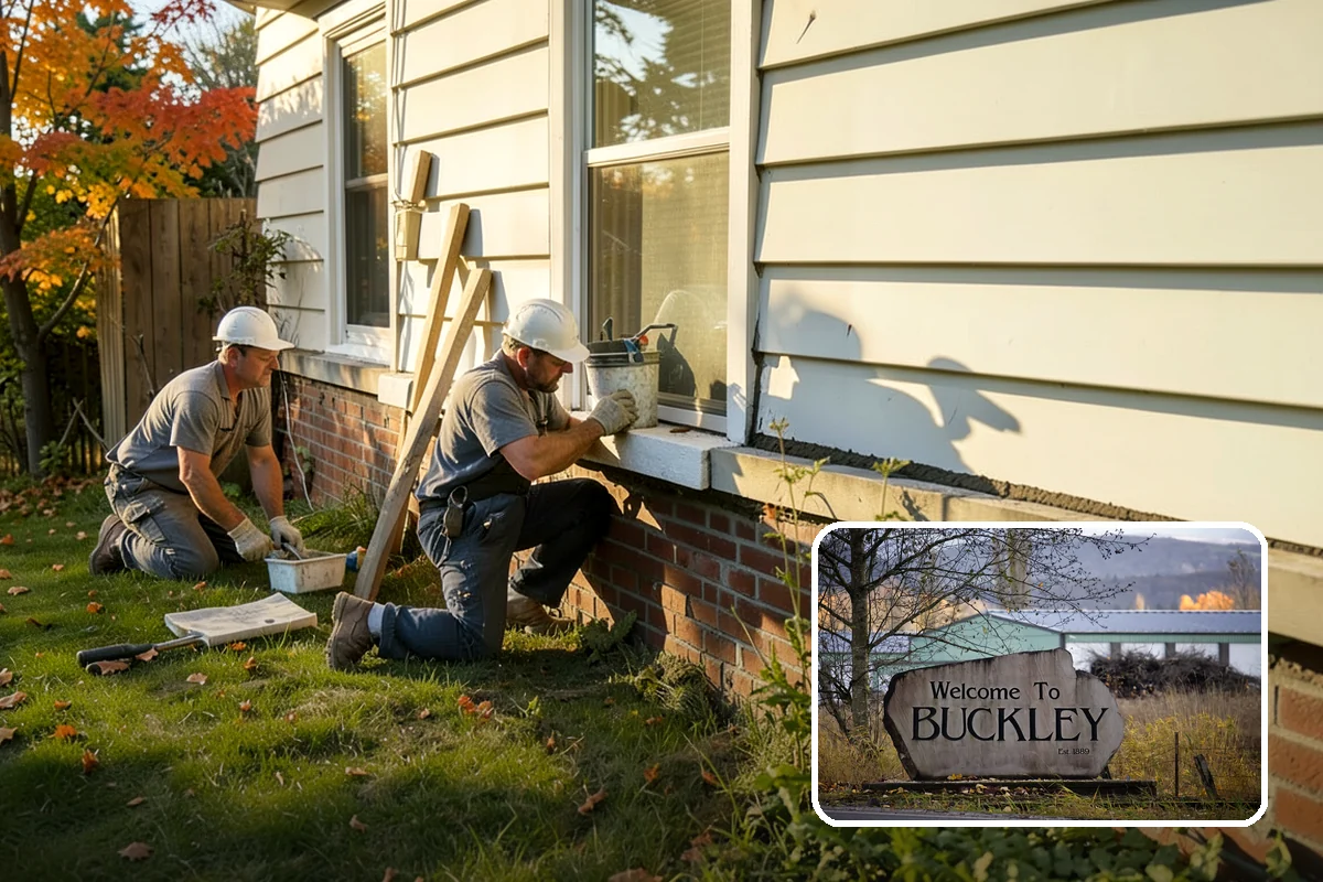Flat Roof Installation in Buckley, Pierce County, WA - Watertight membrane and sealed seams