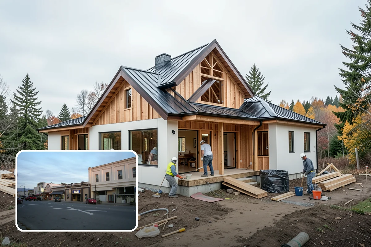 Flat Roof Installation in Burlington, Skagit County, WA - Watertight membrane and sealed seams