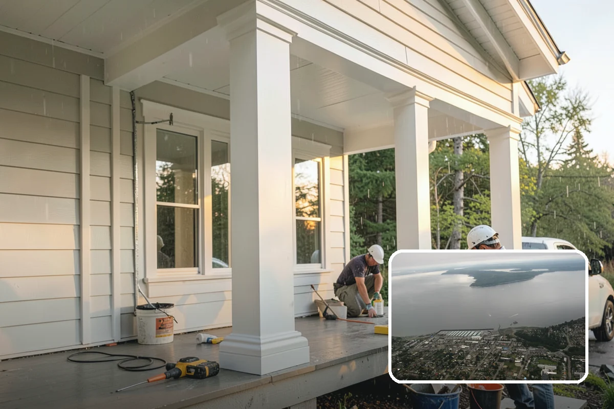 Flat Roof Installation in Des Moines, King County, WA - Watertight membrane and sealed seams