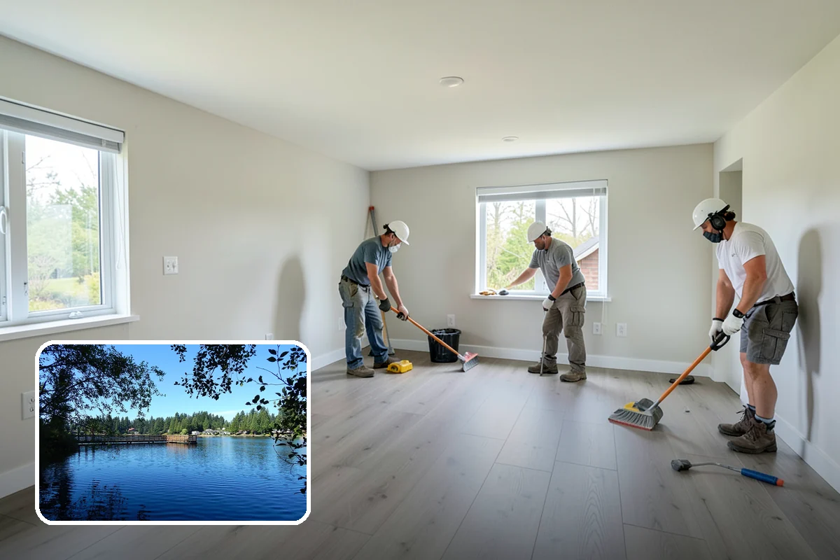 Flat Roof Installation in Federal Way, King County, WA - Watertight membrane and sealed seams