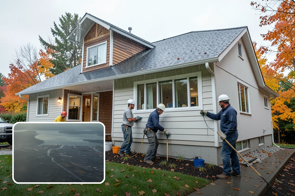 Flat Roof Installation in Fife, Pierce County, WA - Watertight membrane and sealed seams