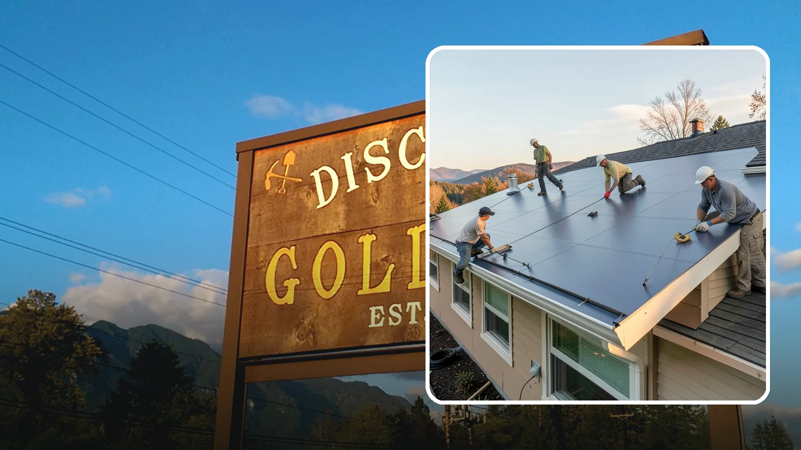 Flat Roof Installation in Gold Bar, Snohomish County, WA - A watertight flat roof system installed with proper slope and membrane sealing for reliable drainage.