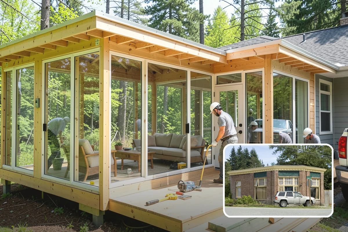 Flat Roof Installation in Hamilton, Skagit County, WA - Watertight membrane and sealed seams