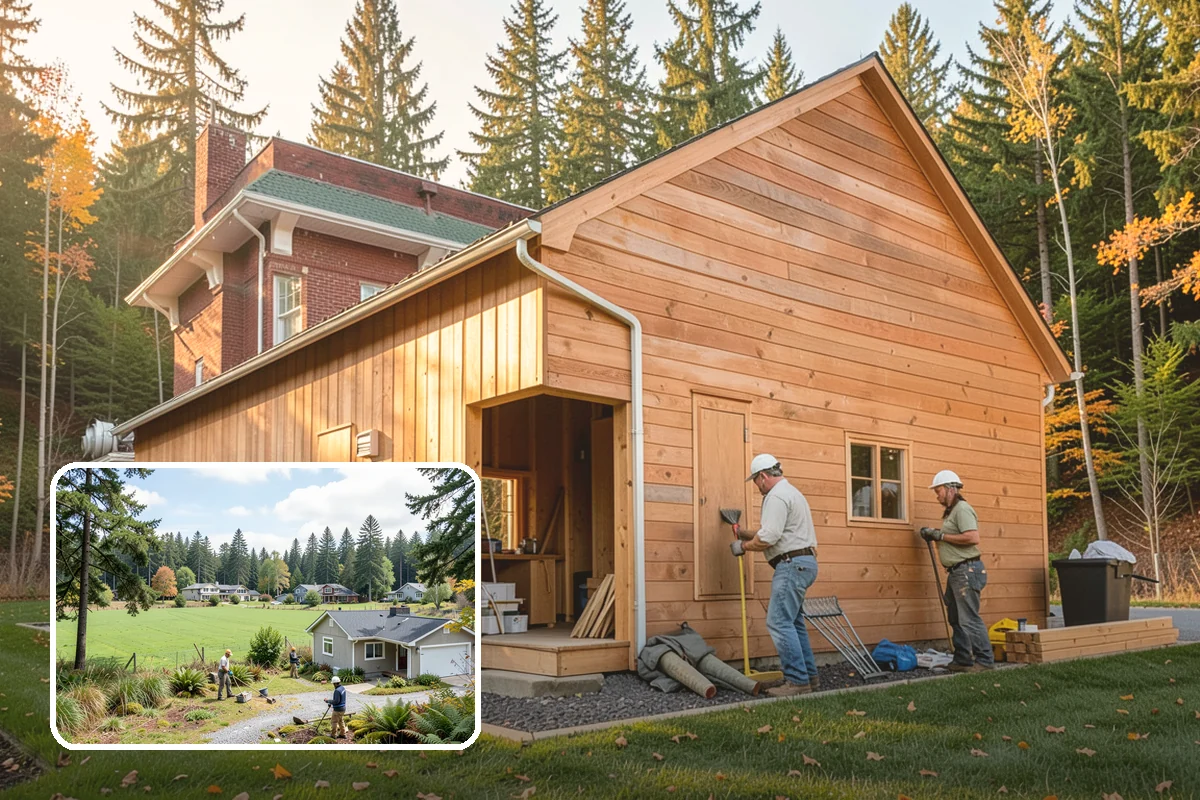 Flat Roof Installation in Lyman, Skagit County, WA - Watertight membrane and sealed seams