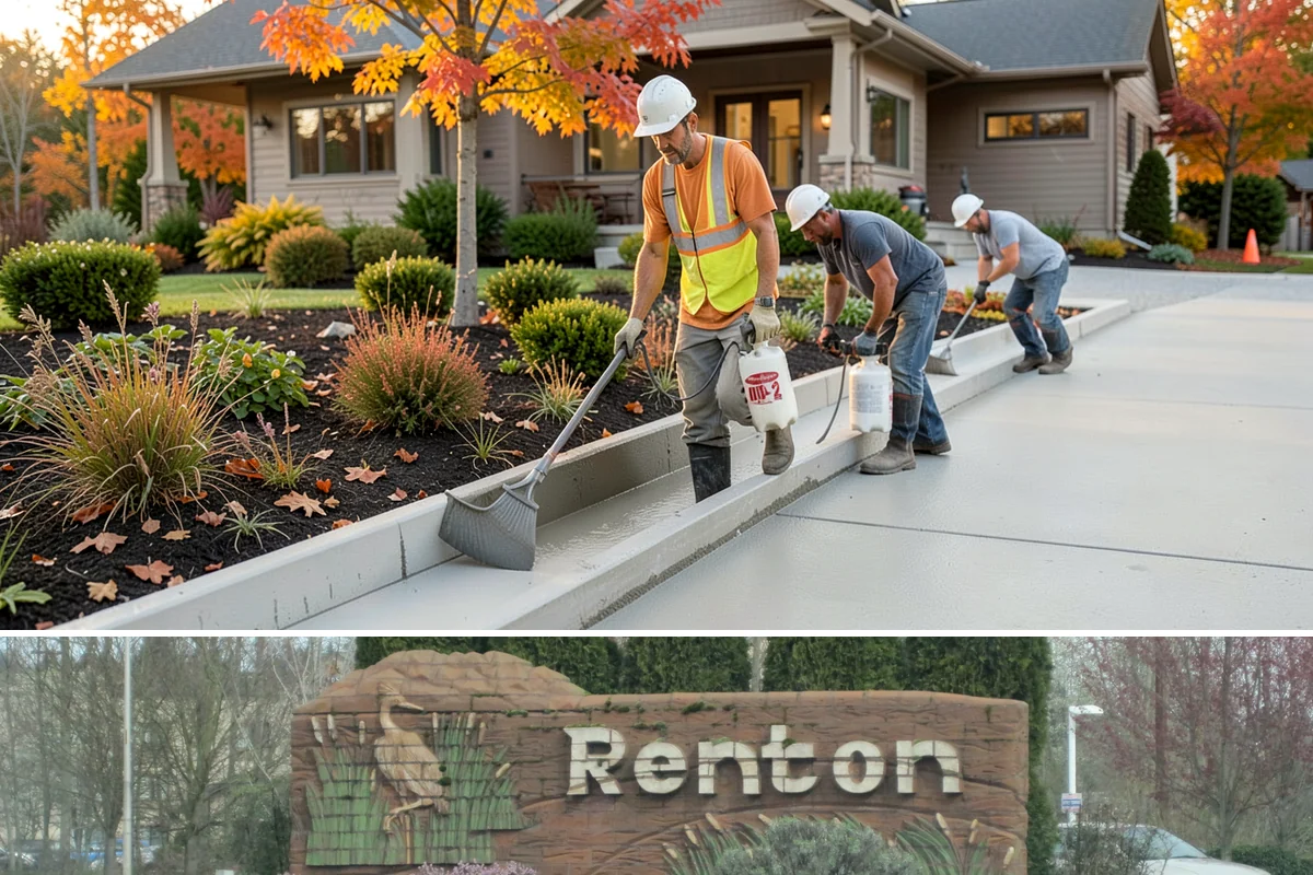 Flat Roof Installation in Renton, King County, WA - Dry, mild summer conditions are ideal for membrane adhesion and welded seams.