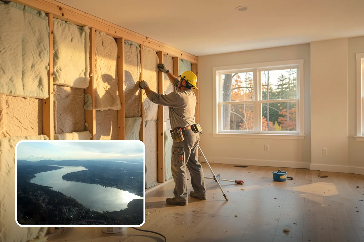 Flat Roof Installation in Sammamish, King County, WA - Watertight membrane and sealed seams