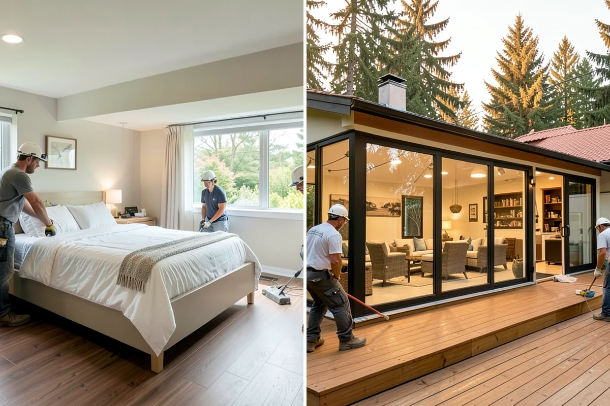 Flat Roof Installation in SeaTac, King County, WA - Evaluate the deck, slope, and drainage