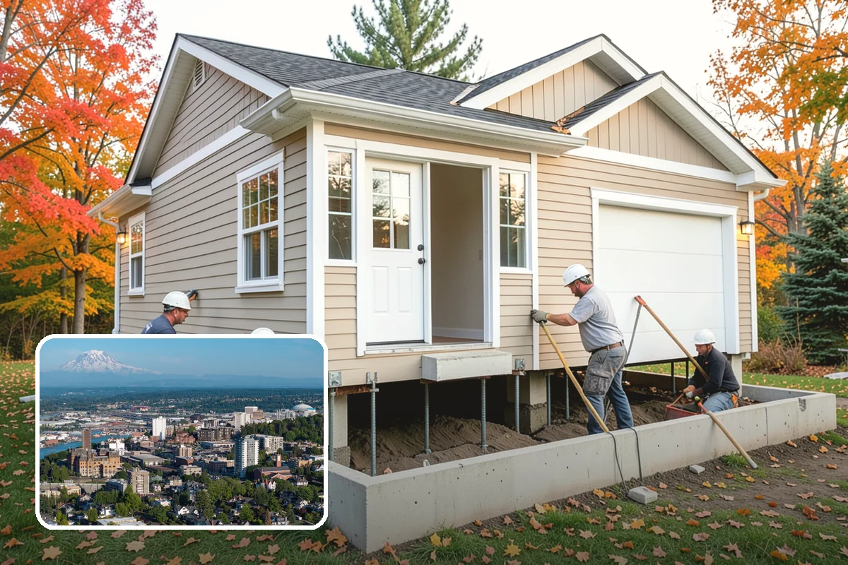 Flat Roof Installation in Tacoma, Pierce County, WA - Watertight membrane and sealed seams