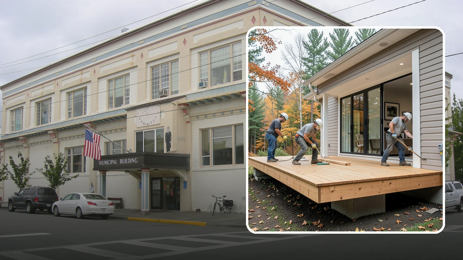 Floating Deck Construction in Anacortes, Skagit County, WA - Floating deck construction that adds a freestanding, ground-level platform without attaching to your home.