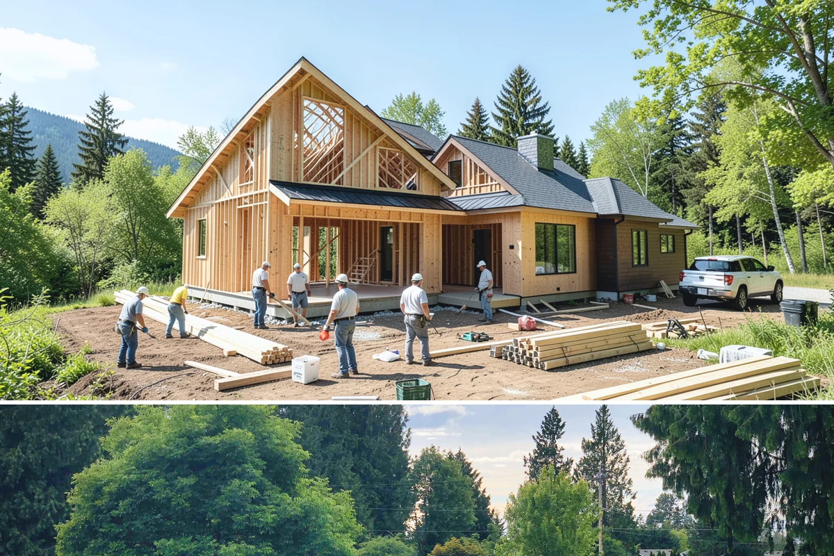 Floating Deck Construction in Bonney Lake, Pierce County, WA - Firmer summer soil makes leveling the base easier, so late spring through early fall is the preferred build window.