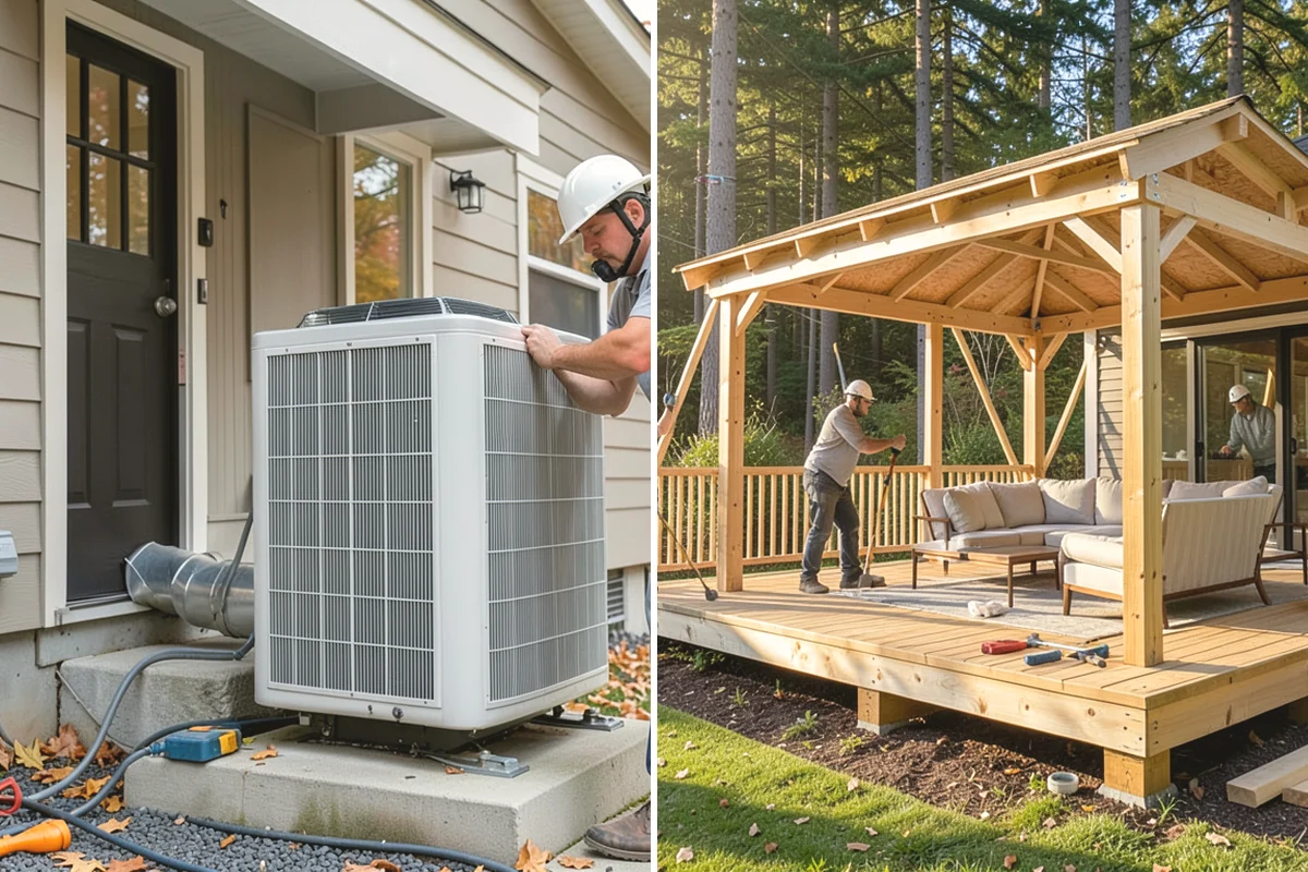 Floating Deck Construction in Carnation, King County, WA - Choose a location and check grade and drainage