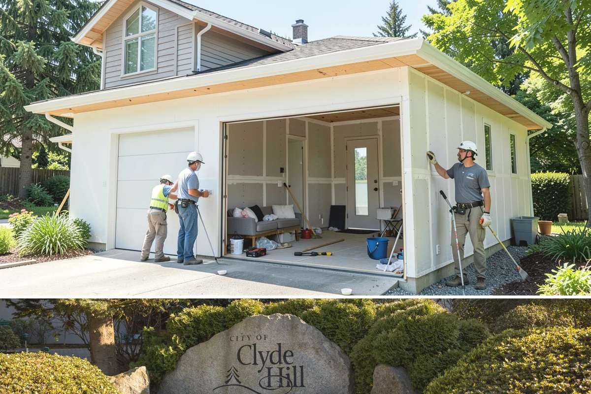 Floating Deck Construction in Clyde Hill, King County, WA - Firmer summer soil makes leveling the base easier, so late spring through early fall is the preferred build window.