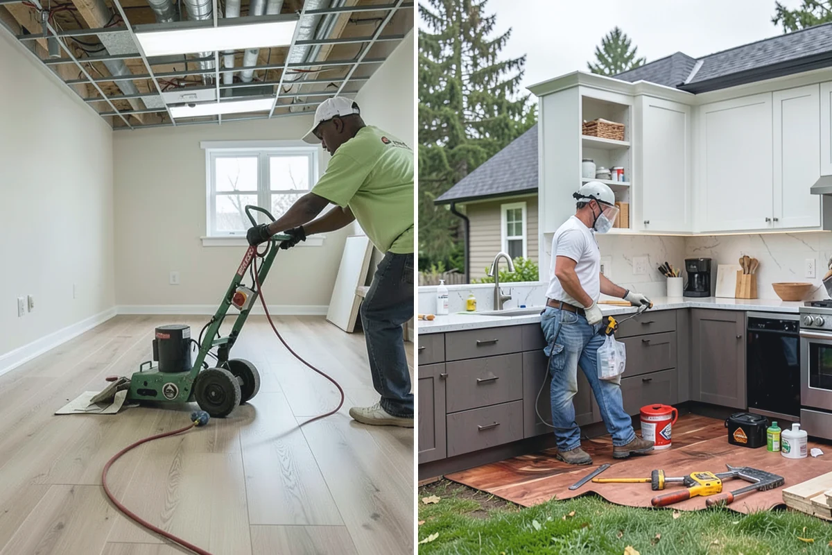 Floating Deck Construction in Des Moines, King County, WA - Choose a location and check grade and drainage