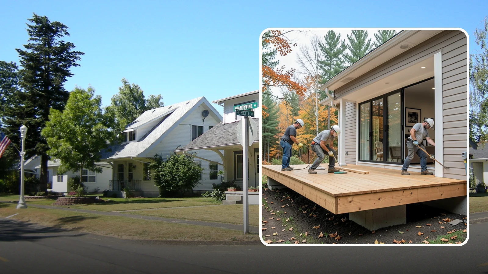 Floating Deck Construction in DuPont, Pierce County, WA - Floating deck construction that adds a freestanding, ground-level platform without attaching to your home.