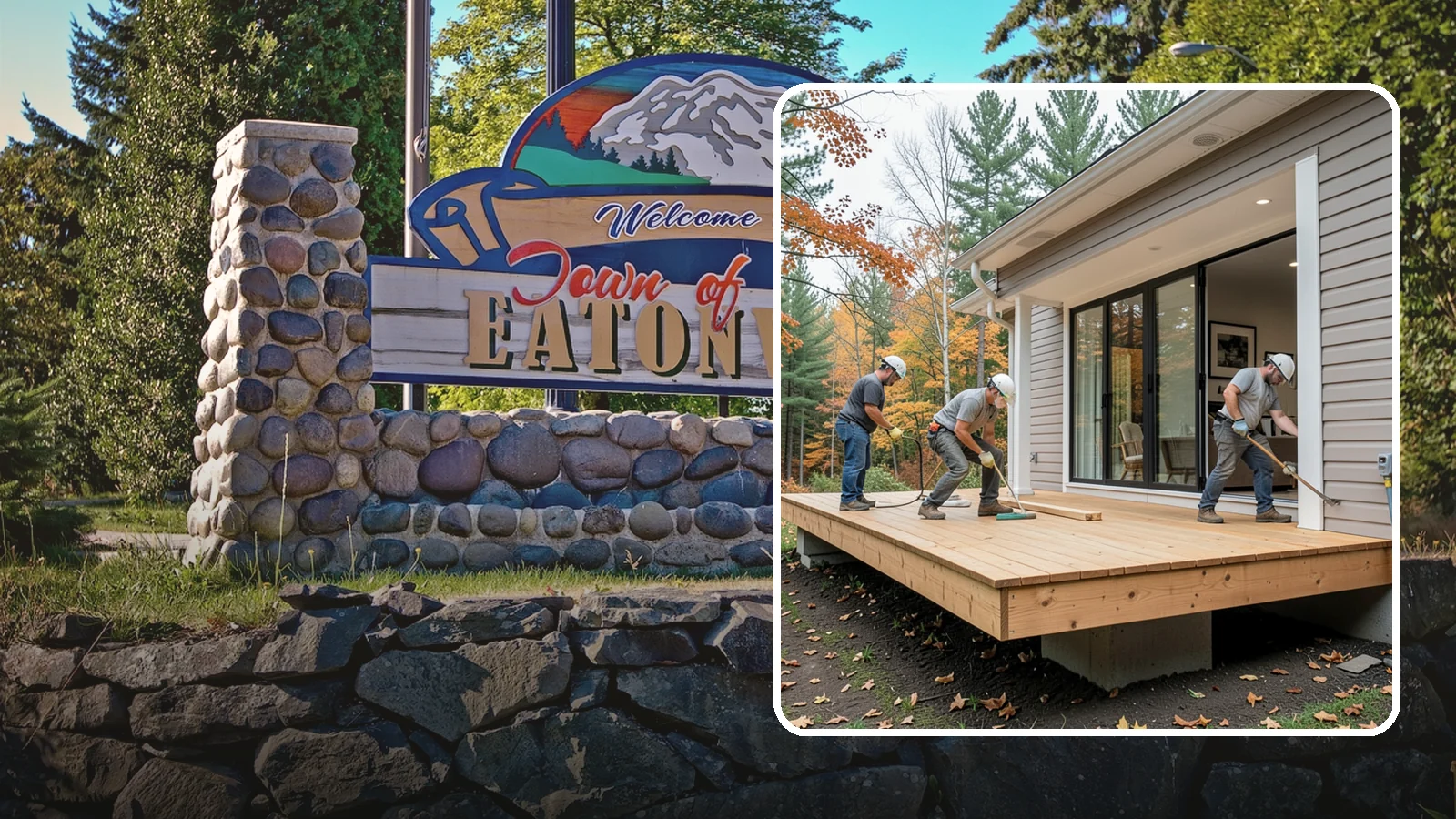 Floating Deck Construction in Eatonville, Pierce County, WA - Floating deck construction that adds a freestanding, ground-level platform without attaching to your home.