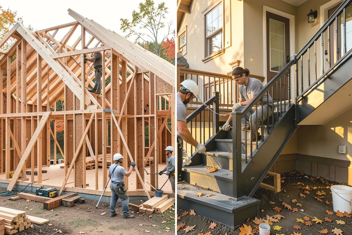 Floating Deck Construction in Edgewood, Pierce County, WA - Choose a location and check grade and drainage