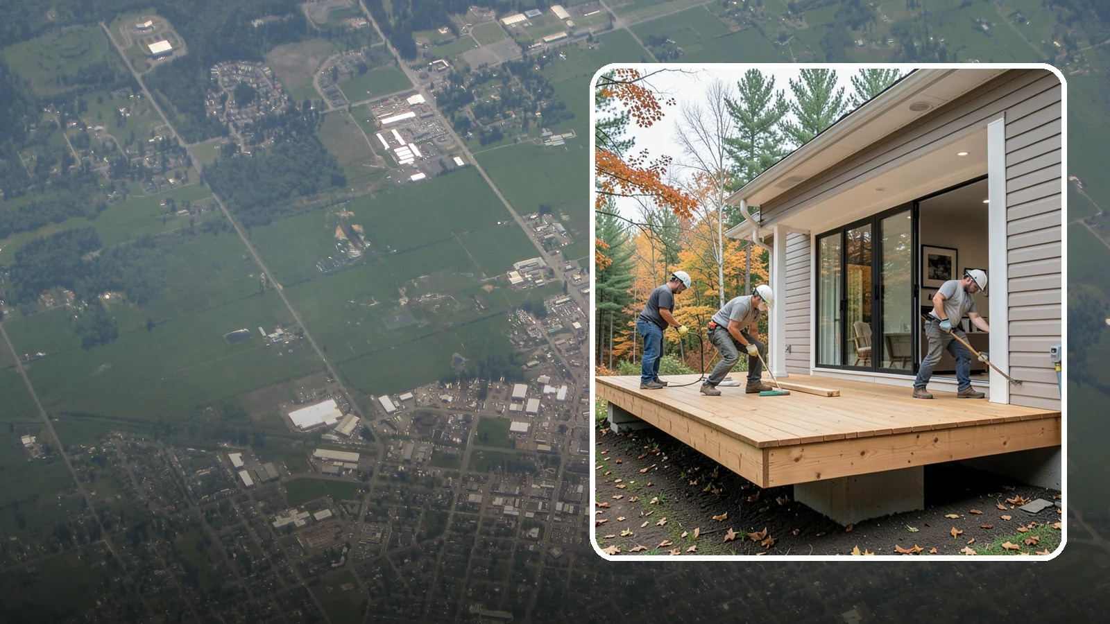 Floating Deck Construction in Enumclaw, King County, WA - Floating deck construction that adds a freestanding, ground-level platform without attaching to your home.