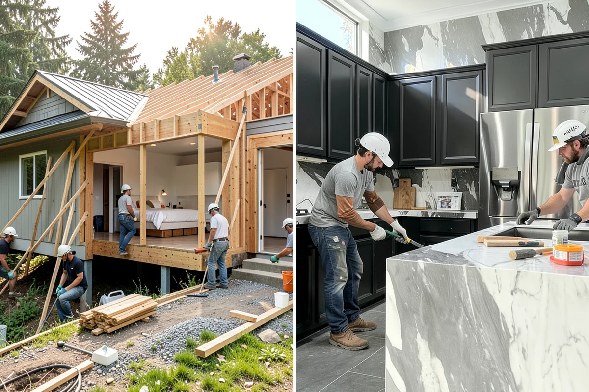 Floating Deck Construction in Federal Way, King County, WA - Choose a location and check grade and drainage