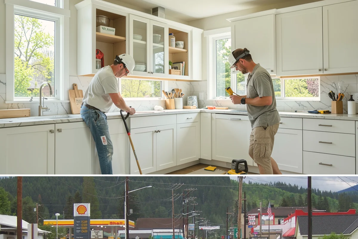 Floating Deck Construction in Granite Falls, Snohomish County, WA - Firmer summer soil makes leveling the base easier, so late spring through early fall is the preferred build window.