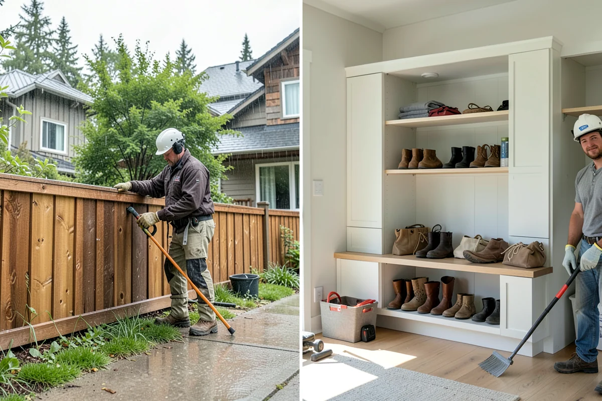 Floating Deck Construction in Kenmore, King County, WA - Choose a location and check grade and drainage