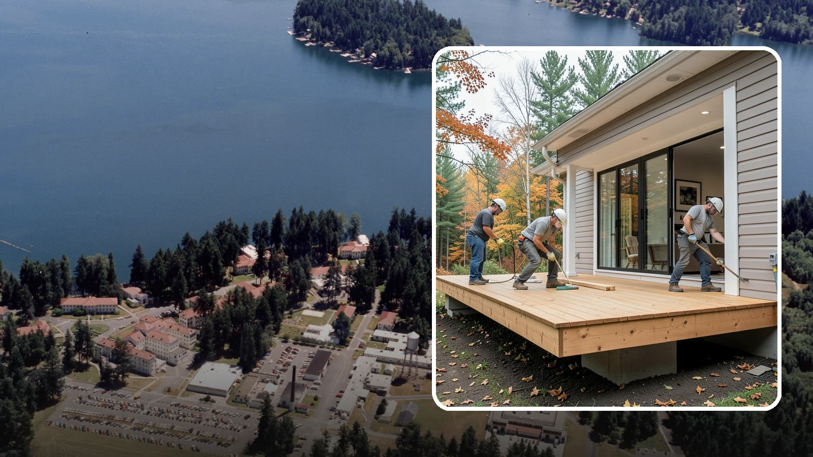 Floating Deck Construction in Lakewood, Pierce County, WA - Floating deck construction that adds a freestanding, ground-level platform without attaching to your home.